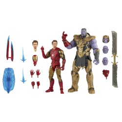 Marvel Legends The Infinity Serie Avengers Endgame Iron Man Mark LXXXV & Thanos 15cm