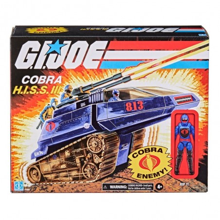 G.I. Joe Retro Collection Series véhicule avec figurine Cobra H.I.S.S. III & Rip It