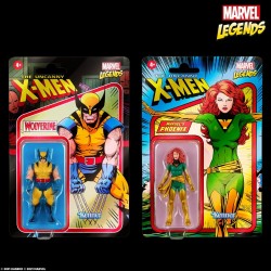 Marvel Legends Retro 10cm Exclusive Set Wolverine & Marvel's Phoenix Hasbro Tout L'univers Marvel