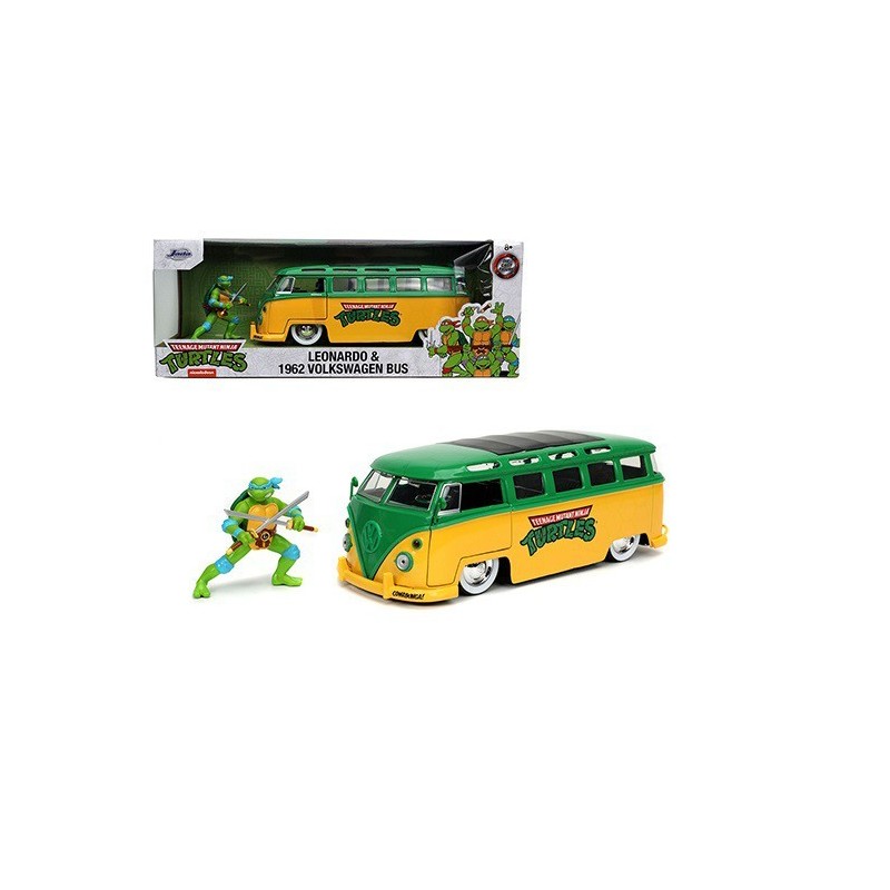 Les Tortues Ninja Leonardo & 1962 Vokswagen Bus 