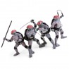 Tortues Ninja pack 4 figurines BST AXN Battle Damaged 13 cm