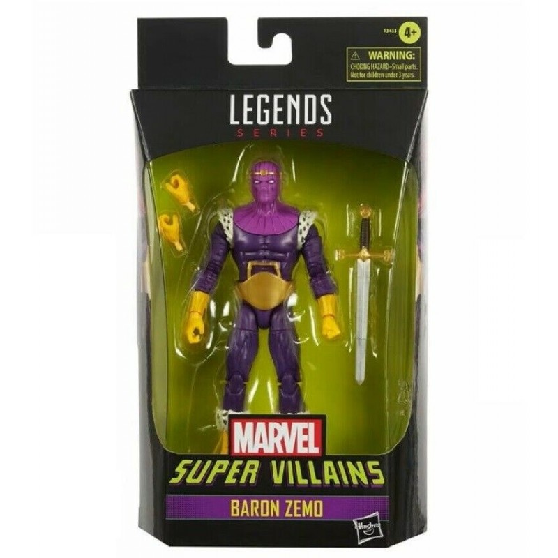 Figurine Marvel Legends 15cm Exclusive Super Villains Baron Zemo 