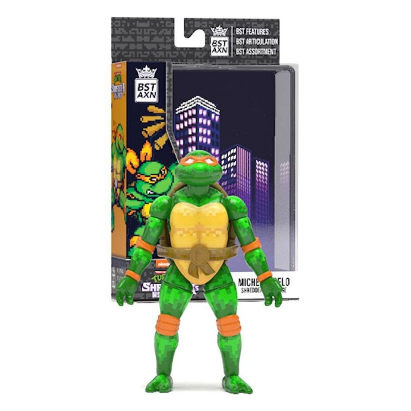 Tortues Ninja figurine BST AXN NES 8-Bit Michelangelo Exclusive 13 cm