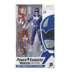 Figurine Power Rangers Lightning Collection 15cm " metallic " Blue Ranger
