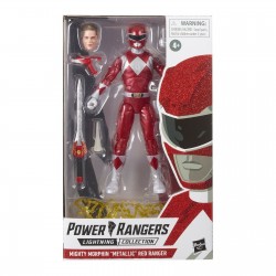 Figurine Power Rangers Lightning Collection 15cm " metallic " Red Ranger