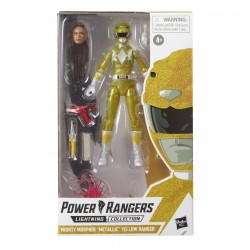 Figurine Power Rangers Lightning Collection 15cm " metallic " Yellow Ranger