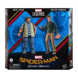 Spider-Man: Homecoming Marvel Legends pack 2 figurines 2022 Ned Leeds & Peter Parker 15 cm