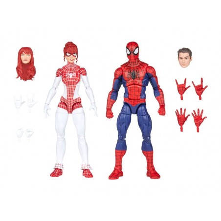 The Amazing Spider-Man: Renew Your Vows Marvel Legends pack 2 figurines 2022 Spider-Man & Marvel's Spinneret 15 cm