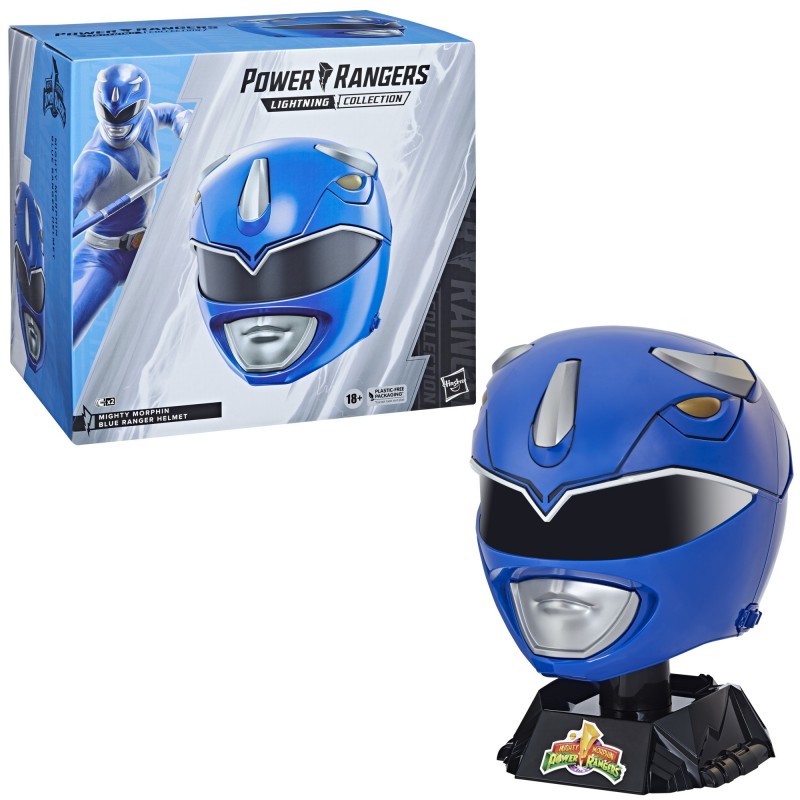Power Rangers Lightning Collection Mighty Morphin Casque du Ranger bleu