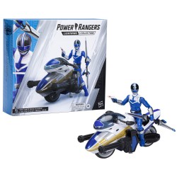 Power Rangers Lightning Collection Time Force Ranger Bleu avec moto Vector