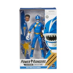 Figurine Power Rangers Lightning Collection 15cm Force animale Ranger bleu