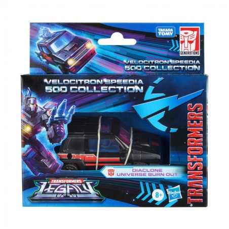 Transformers Velocitron Speedia 500 Collection 14 cm Diaclone Universe Burn Out 