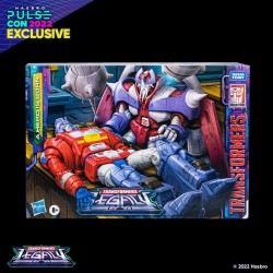  SDCC 2022 Transformers Generations Legacy Pack de 2 figurines Orion Pax Deluxe et Alpha Trion Voyageur A Hero is Born