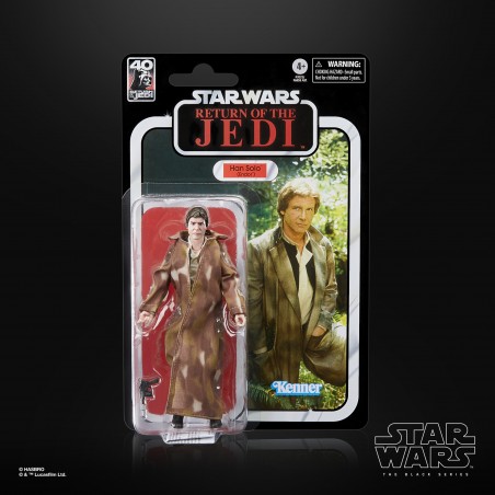 Figurine Star Wars Black Series 15cm ROTJ 40th Han Solo ( Endor ) 