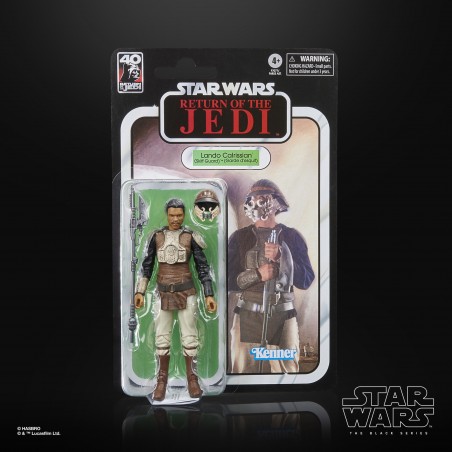 Figurine Star Wars Black Series 15cm ROTJ 40th Lando Calrissian ( Skiff Guard )