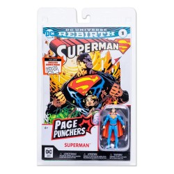 DC Page Punchers figurine et comic book Superman (Rebirth) 8 cm