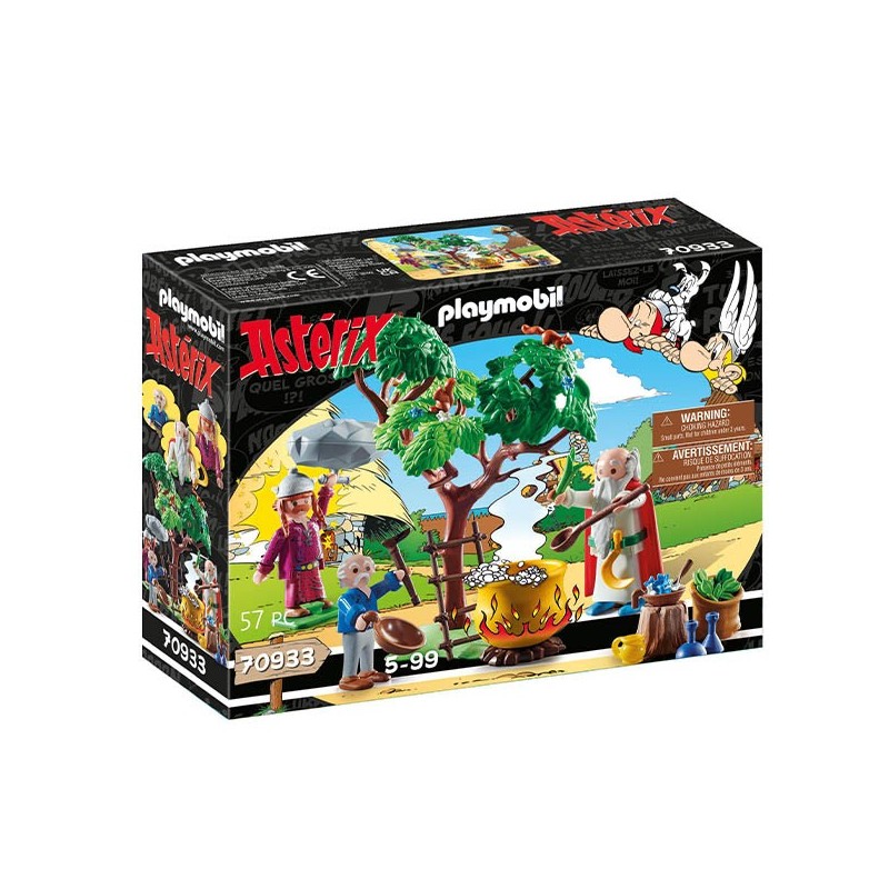 Playmobil Asterix Panoramix Chaudron Potion Magique 70933.