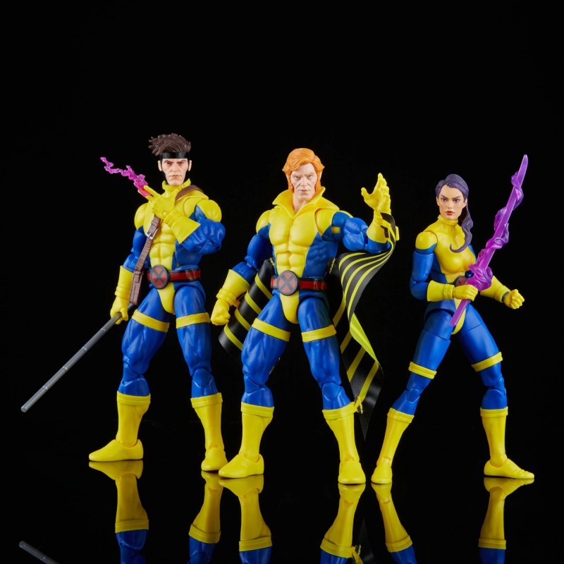 + PRECOMMANDE + -  Figurine Marvel Legends 15cm Tri-packs Banshee Gambit et Psylocke
