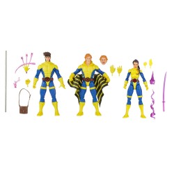 + PRECOMMANDE + -  Figurine Marvel Legends 15cm Tri-packs Banshee Gambit et Psylocke