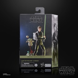Figurine Star Wars Black series 15cm Deluxe Luke Skywalker et Grogu 