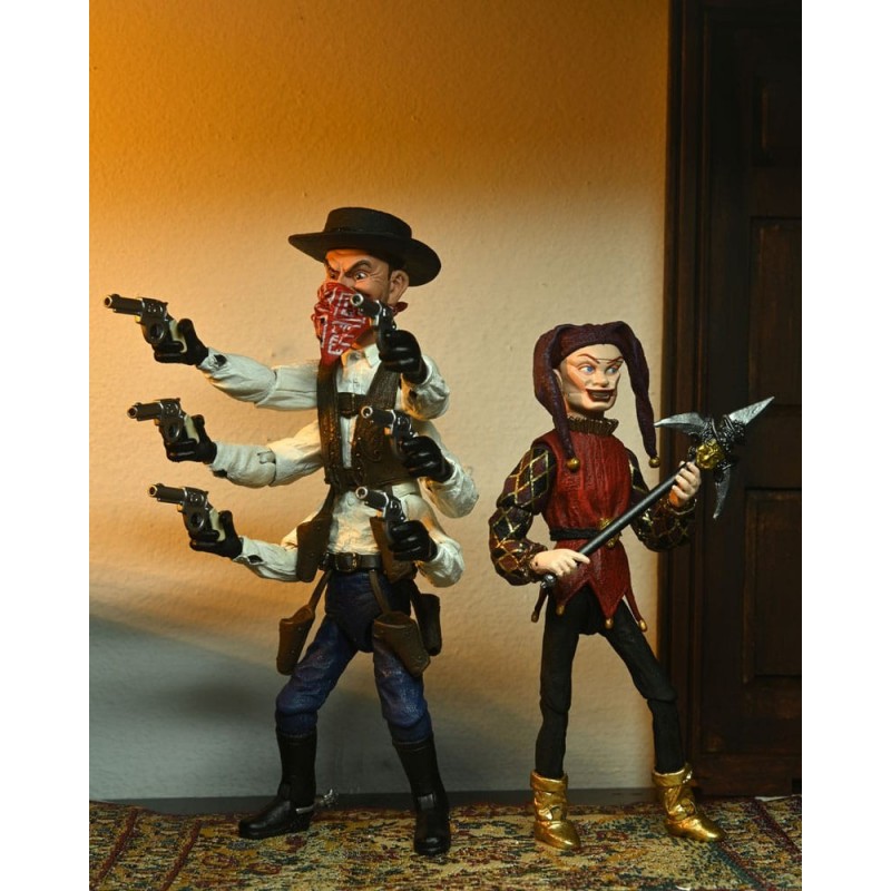 + PRECOMMANDE + - Puppet Master pack 2 figurines Ultimate Six-Shooter & Jester 18 cm