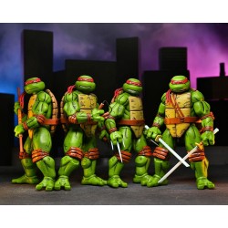 + PRECOMMANDE + - Tortues Ninja (Mirage Comics) figurines Pack de 4 Leonardo, Raphael, Michelangelo, & Donatello 18 cm
