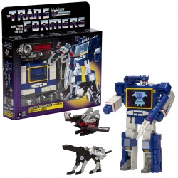 + PRECOMMANDE + - Figurine Transformers Retro 40th Deceptioncon Communicator Soundwave Laserbeak & Ravage 