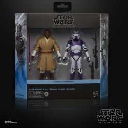 Figurine Star Wars The Black Series 15cm 2pack Mace Windu & Clone Trooper