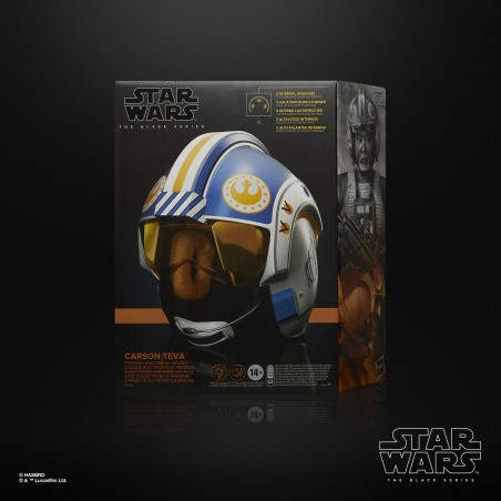 + PRECOMMANDE + - Star Wars The Black Series Carson Teva casque électronique