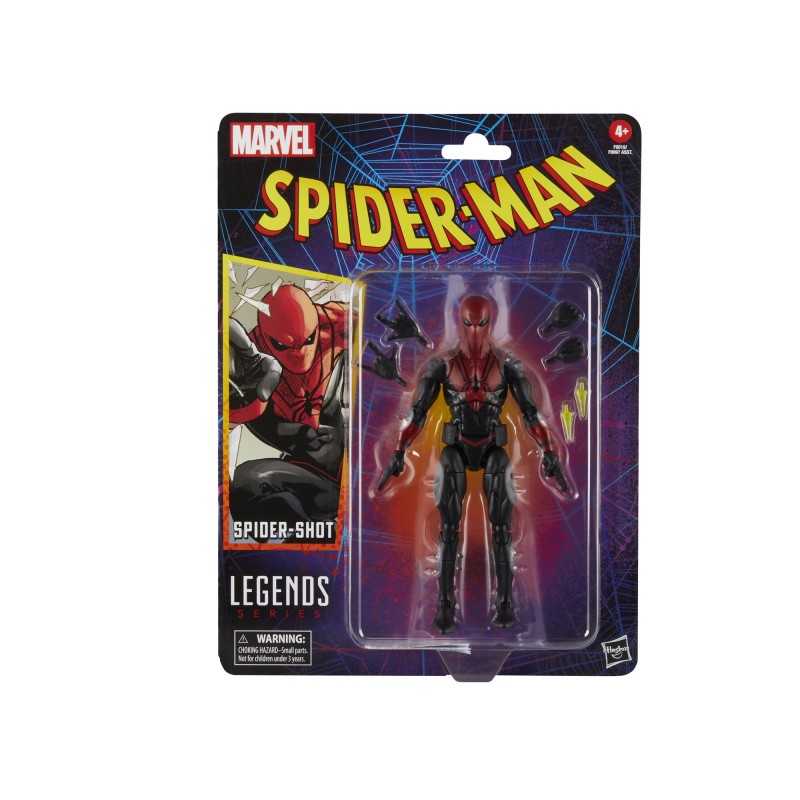 + PRECOMMANDE + - Figurine Marvel Legends Series Retro 15cm Spider-Shot
