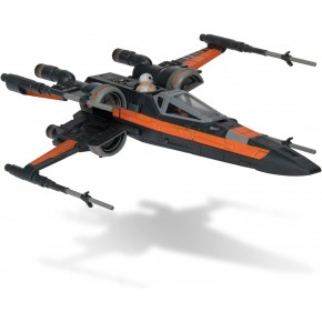  Micro Galaxy Squadron series 2 Medium10cm Set de 4 - V-Wing - Anakin Starfighter X wing Poe classic et Chase
