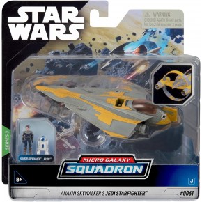  Micro Galaxy Squadron series 2 Medium 10cm Anakin Skywalker's Jedi Starfighter 