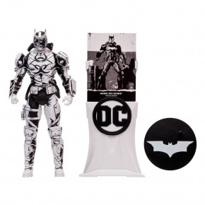 + PRECOMMANDE + - DC Multiverse figurine Hazmat Suit Batman (Line Art) (Gold Label) 18 cm