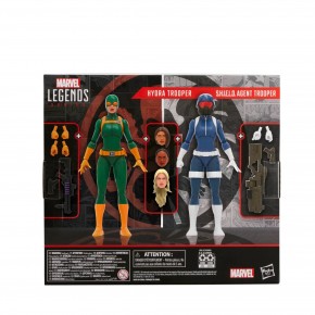  Figurine Marvel Legends Series 15cm  S.H.I.E.L.D. Agent Trooper et Hydra Trooper