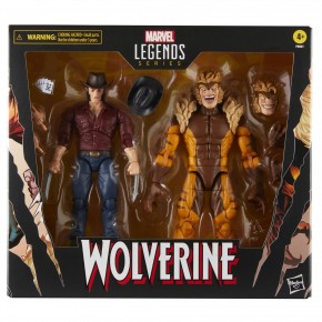 + PRECOMMANDE + - Figurine Marvel Legends Series 15cm Logan VS Sabretooth