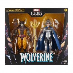 + PRECOMMANDE + - Figurine Marvel Legends Series 15cm Wolverine et Lilandra Neramani