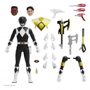 Mighty Morphin Power Rangers figurine Ultimates Black Ranger 18 cm