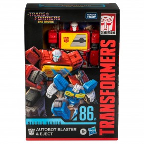 Transformers Generations Studio Series Voyageur Les Transformers : le film 86-25 Autobot Blaster et Eject Hasbro Transformers