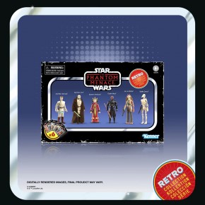 +PRECOMMANDE+ - Star Wars Set de 6 figurines Retro Collection The Phantom Menace 10cm Hasbro Pré-commandes