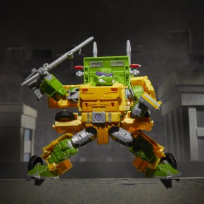 Figurine Transformers Collaborative Tortues  x Transformers Party Wallop