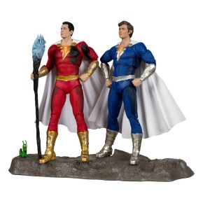 + Précommande + - DC Multiverse figurines Pack de 2 Shazam (Battle Damage) & Freddie Freeman (Gold Label) 18 cm
 
