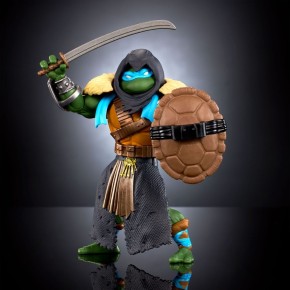 + PRECOMMANDE + - MOTU x TMNT: Turtles of Grayskull figurine Stealth Armor Leonardo 14 cm
 