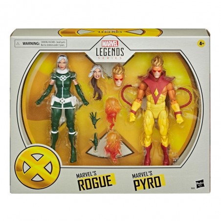 X-Men Marvel Legends pack 2 figurines Marvel's Rogue & Marvel's Pyro 15 cm