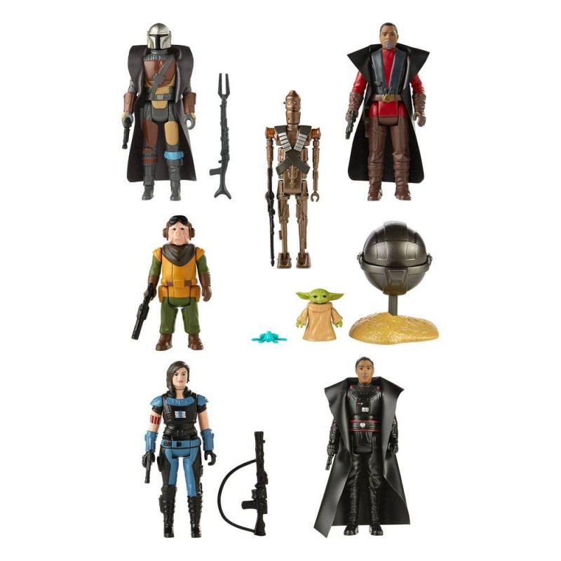 Star Wars The Mandalorian Retro Collection assortiment figurines 2021 10 cm 