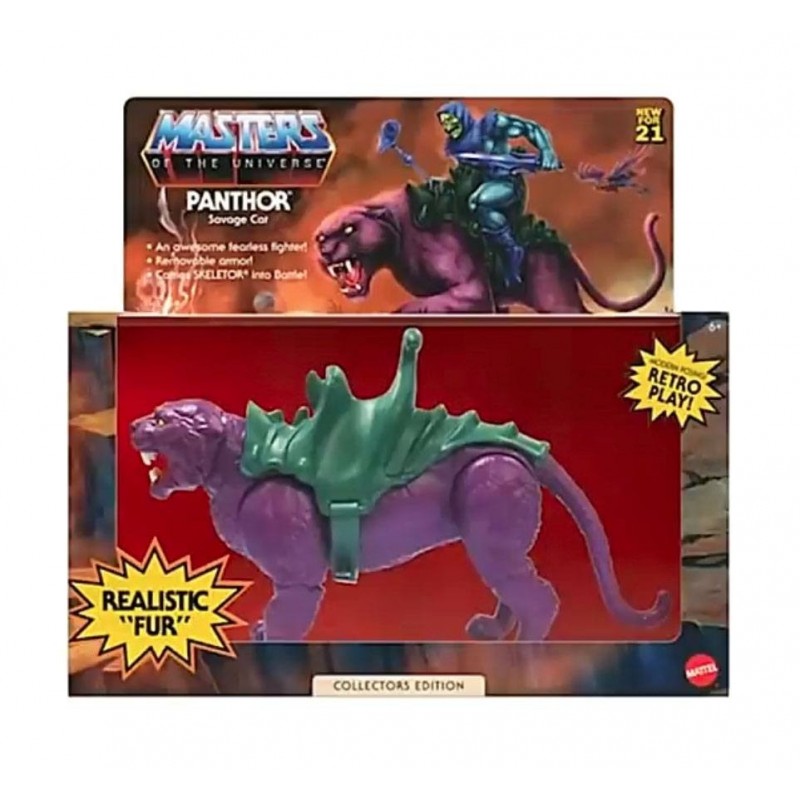 Masters of the Universe Origins 2021 figurine Panthor Flocked Collectors Edition Exclusive 14 cm